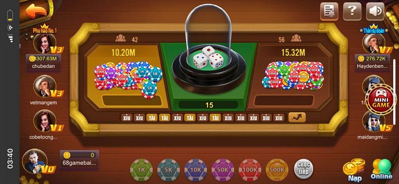 Cổng game tài xỉu uy tín nhất thị trường Việt - 68 Game Bài 1 Game tài xỉu uy tín 68 game bài có giao diện cực đẹp