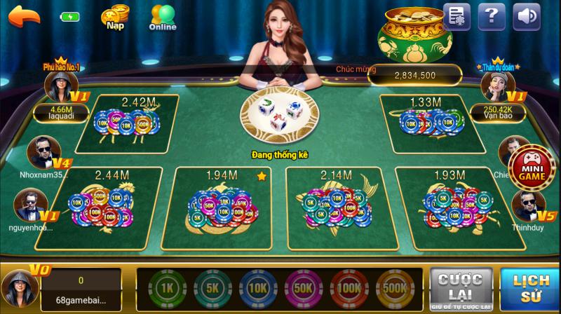 Game bầu cua đổi thưởng 68gamebai – Cơ hội săn quà hấp dẫn 1 Game bầu cua đổi thưởng tại 68gamebai cực kỳ hấp dẫn