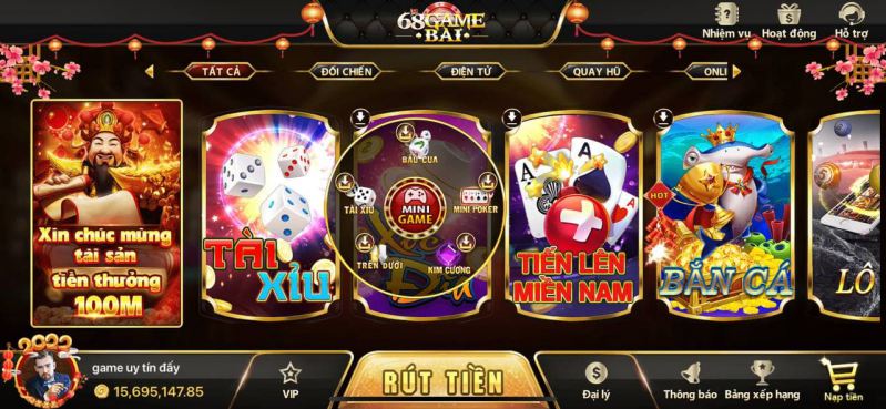 Hướng dẫn cách tải game bài đổi thưởng tặng vốn 1 68 game bài là một trong những tựa game đổi thưởng tặng vốn hấp dẫn
