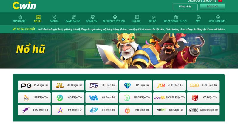 Game nổ hũ hấp dẫn tại Cwin